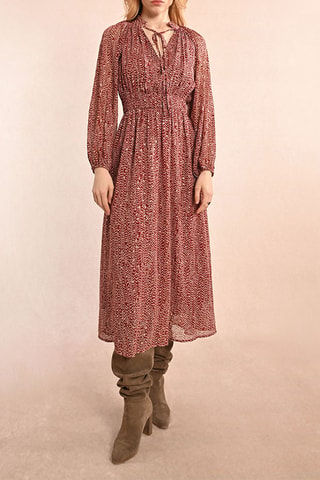 Robe midi - Bordeaux - Molly Bracken