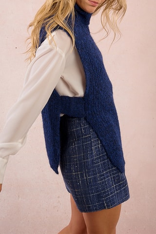 Pull sans manches - Bleu marine - Molly Bracken