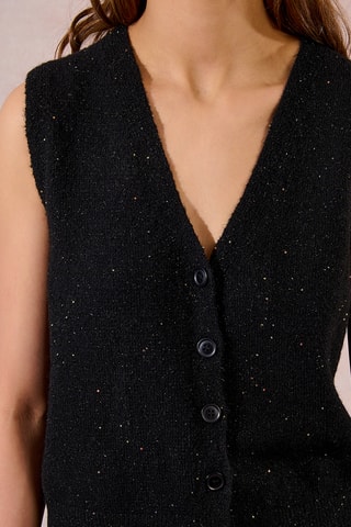 Gilet sans manches - Noir - Molly Bracken