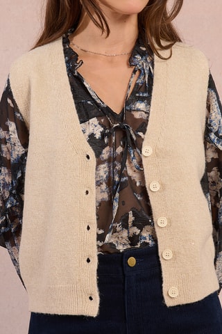 Gilet sans manches - Beige - Molly Bracken