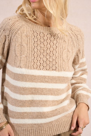 Pull - Ecru et beige - Molly Bracken