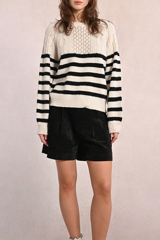 Pull - Ecru et noir - Molly Bracken