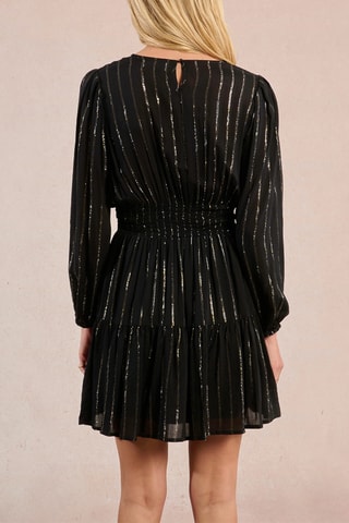 Robe plissée - Noir - Molly Bracken