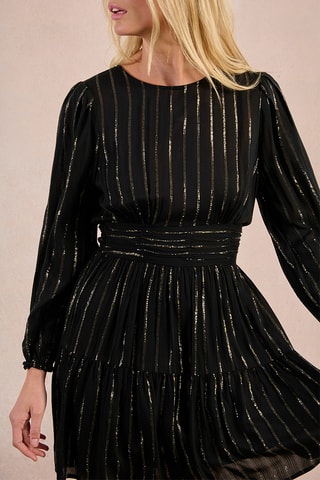 Robe plissée - Noir - Molly Bracken