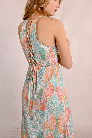 Robe portefeuille - Turquoise - Molly Bracken
