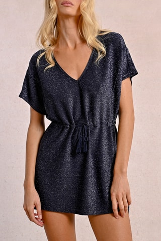 Vestido evasé - Azul marino - Molly Bracken