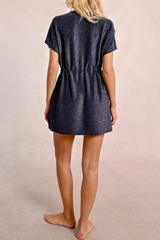 Vestido evasé - Azul marino - Molly Bracken