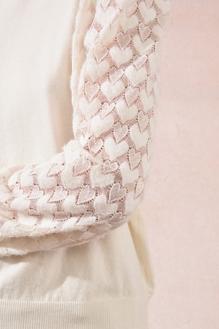 Pull bi-matière - Ecru - Molly Bracken