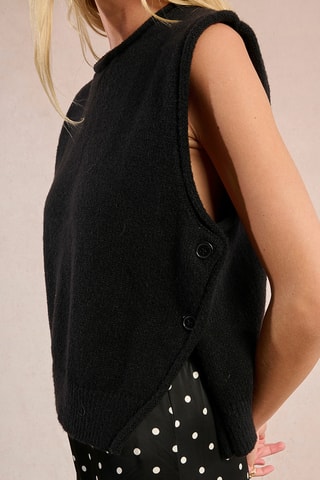 Pull sans manches - Noir - Molly Bracken