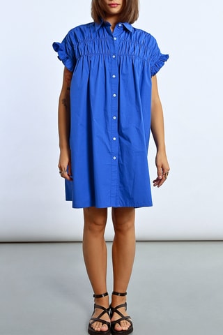 Robe chemise - Bleu roi - Lili X Molly