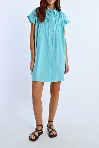 Robe chemise - Turquoise - Lili X Molly