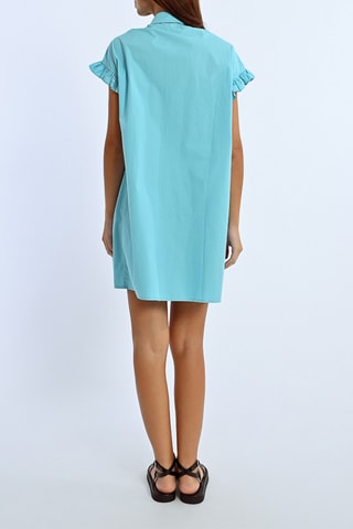 Robe chemise - Turquoise - Lili X Molly