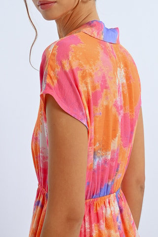 Robe patineuse tie and dye - Orange - Lili X Molly