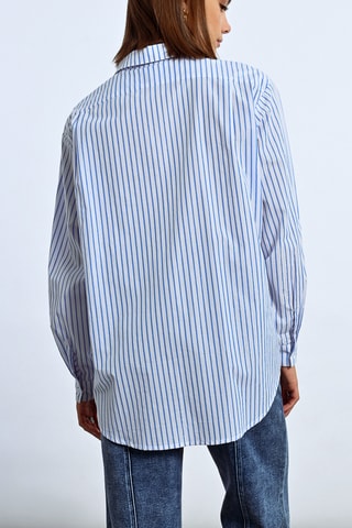 Chemisier oversize - Bleu clair - Lili X Molly