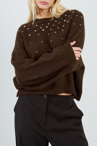 Pull court - Marron foncé - Lili X Molly