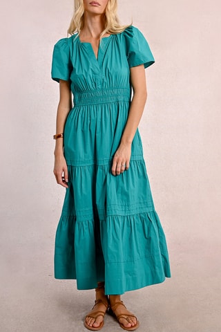 Robe midi - Vert émeraude - Molly Bracken