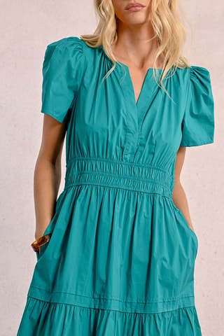 Robe midi - Vert émeraude - Molly Bracken