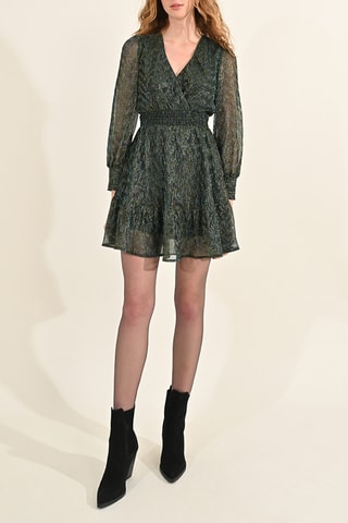 Vestido evasé - Azul pato - Molly Bracken