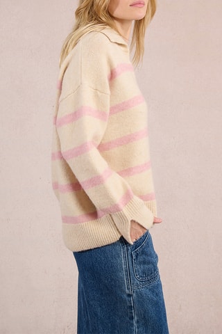 Pull - Ecru et rose - Molly Bracken