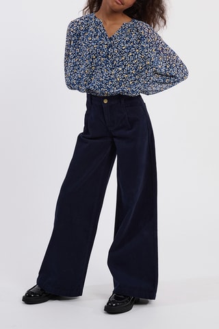 Pantalon large - Bleu marine - Girl