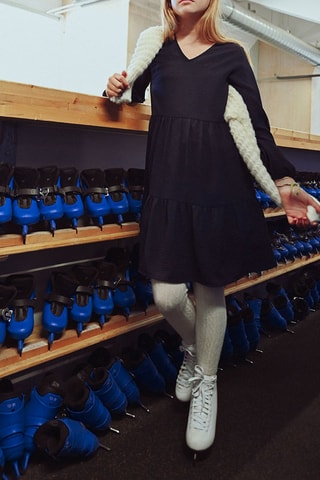 Robe patineuse - Bleu marine - Girl