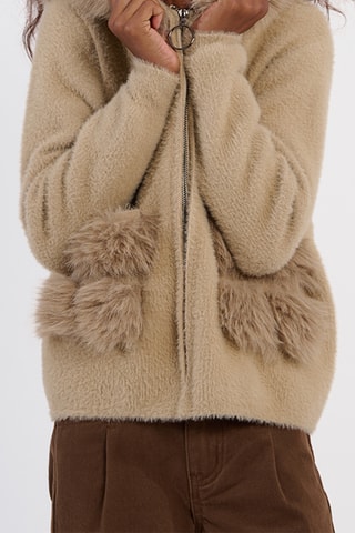 Veste à capuche - Beige - Girl