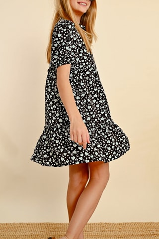 Robe chemise - Noir et blanc - Girl
