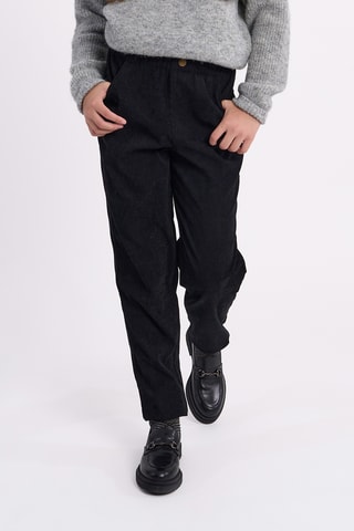 Pantalon paper bag - Noir - Girl