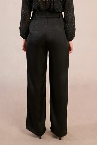 Pantalon droit taille haute - Noir - Molly Bracken