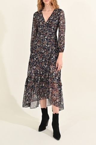 Vestido midi - Negro - Molly Bracken