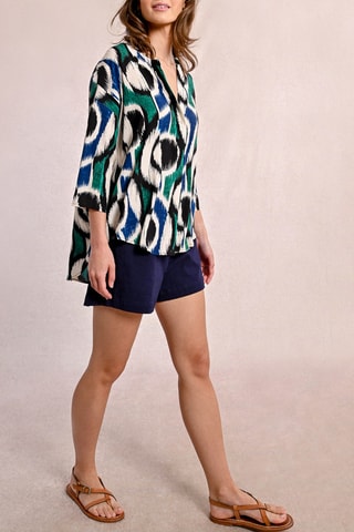 Blouse - Bleu canard - Molly Bracken