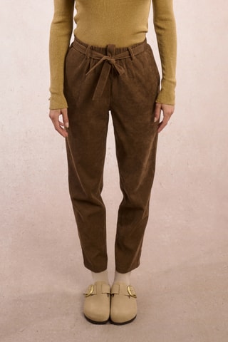 Pantalon en velours - Marron - Molly Bracken