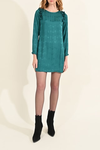 Vestido recto - Verde esmeralda - Molly Bracken