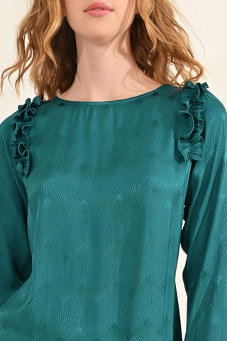Vestido recto - Verde esmeralda - Molly Bracken