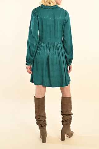 Vestido evasé - Verde oscuro - Molly Bracken