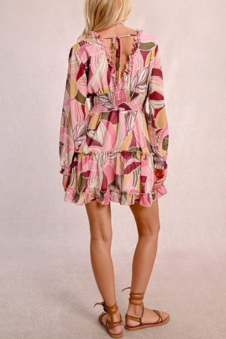 Vestido evasé - Rosa - Molly Bracken