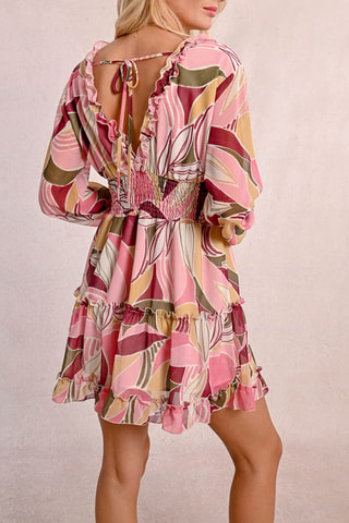 Vestido evasé - Rosa - Molly Bracken