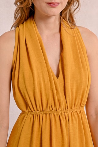 Vestido midi - Amarillo - Molly Bracken