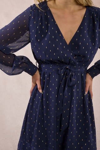Robe patineuse - Bleu marine - Molly Bracken