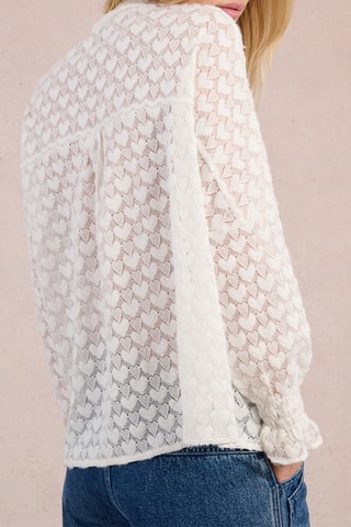Chemisier en dentelle - Blanc - Molly Bracken