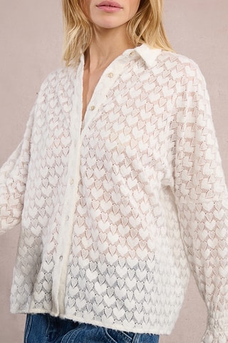 Chemisier en dentelle - Blanc - Molly Bracken