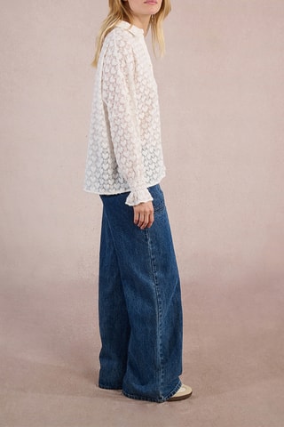 Chemisier en dentelle - Blanc - Molly Bracken