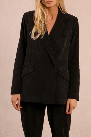 Veste en velours - Noir - Molly Bracken