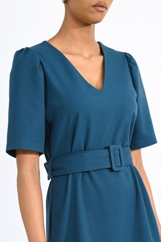 Robe droite - Bleu canard - Molly Bracken