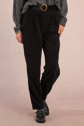 Pantalon en velours - Noir - Molly Bracken