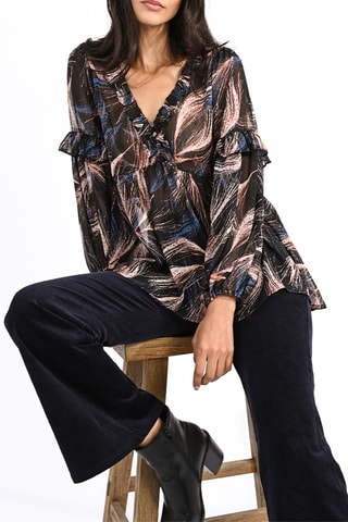 Blouse en dentelle - Noir - Molly Bracken