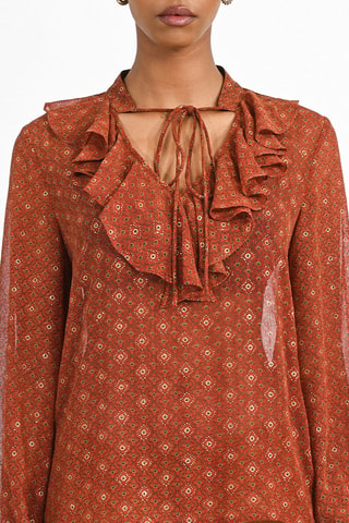 Blouse - Marron - Molly Bracken