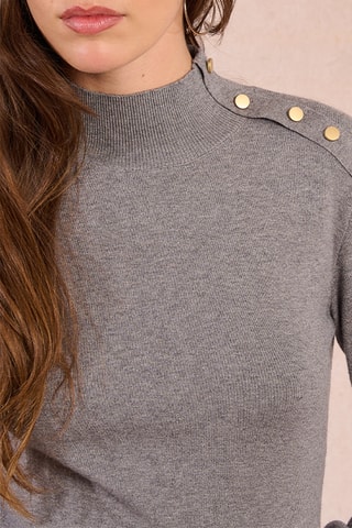 Vestido jersey - Gris - Molly Bracken