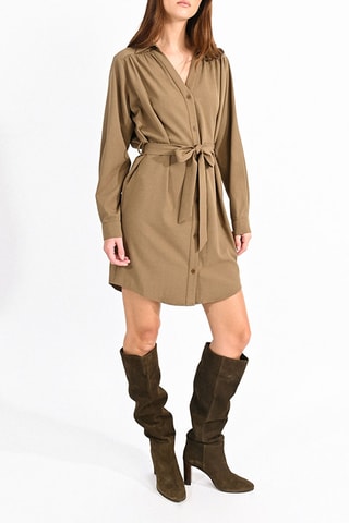 Robe chemise - Kaki clair - Molly Bracken
