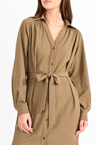 Robe chemise - Kaki clair - Molly Bracken